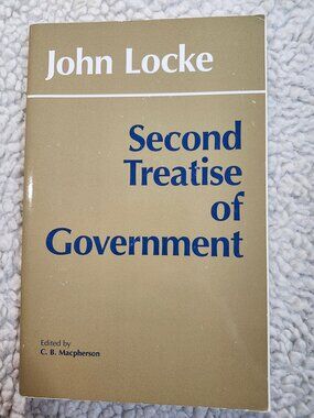 John Locke Second Treatise of Government Hackett Paperback C B Macpherson Intro